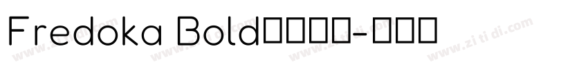 Fredoka Bold字体下载字体转换